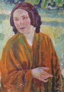 borisov-musatov_woman_wearing_yellow_shawl_1904 - Борисов-Мусатов