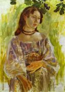 Девушка в ожерелье. 1904 - Борисов-Мусатов
