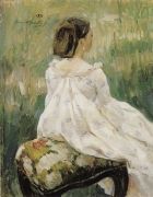 Сидящая женщина. 1899 - Борисов-Мусатов