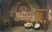 Вечерня в церкви Св. Франциска в Ассизи. 1871 - Боткин