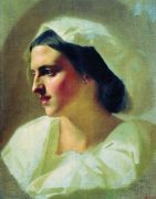 Дама в белом. 1880-е - Бронников