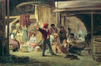 Кулисы цирка. 1859 - Бронников