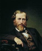 Портрет художника К.Д. Флавицкого. 1873 - Бронников