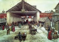 Воскресенский мост в XVII веке. 1921 - Васнецов