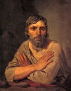 Крестьянин со скрещенными руками. 1820-е - Венецианов