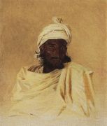 Бхил (Бхилы - одно из горных племен Декана). 1874 - Верещагин