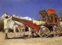 Повозка богатых людей в Дели. 1875 - Верещагин