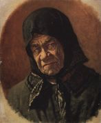 Старуха-нищенка девяносто шести лет. Около 1891 - Верещагин