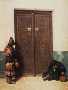У дверей мечети. 1873 - Верещагин