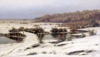 Первый снег. 1883 - Волков