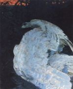Лебедь. 1901 - Врубель