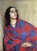 1935 Портрет Е.Г.Никулиной-Волконской. Х.,м. 101.5x79.5 Ужгород - Грабарь