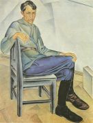 1923 Портрет художника К. А. Вялова. Х.,м. 117х89 Курск - Дейнека
