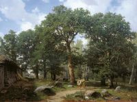 Дубовый лес в окрестностях Ревеля. 1862 - Дюккер