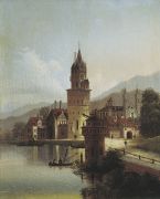 Пейзаж с замком. После 1839 - Жуковский