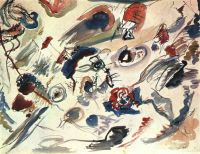 Kandinsky First Abstract Watercolor, 1910, Collection of Mad - Кандинский