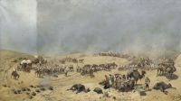 Хивинский поход 1873 года. Переход Туркестанского отряда через мёртвые пески к колодцам Адам-Крыл - Каразин