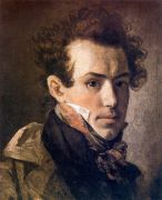 Автопортрет (с розовым шейным платком). 1809 Х., м. 41х35.7 ГРМ - Кипренский