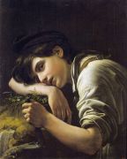 Молодой садовник. 1817. Холст, масло. 62х50 см - Кипренский
