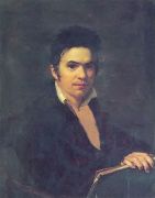 Портрет А.А.Швальбе(q). 1807-08. Холст, масло. 76x62. ГТГ - Кипренский