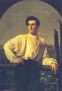 Портрет Афанасия Федоровича Шишмарева 1827 Х., м. 135х101.2 ГТГ - Кипренский