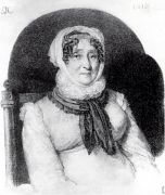 Портрет Елизаветы Марковны Олениной 1813 Б., ит. к. ГРМ - Кипренский