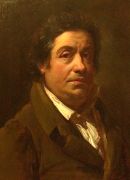 Портрет итальянского художника пейзажиста Грегорио Фиданца. Начало 1820-х. Холст, масло. ГРМ - Кипренский
