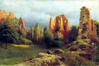 Руины старого замка. Холст, масло. 63 x 94 Горловка - Кондратенко