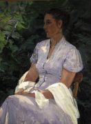 Портрет жены, 1953г. - Коновалов