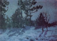 Зимняя ночь. 1910 - Коровин