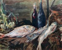 Натюрморт с рыбами. 1930 - Коровин