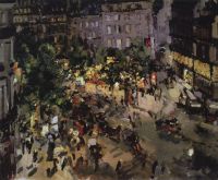 Париж. Бульвар Капуцинок. 1911 - Коровин