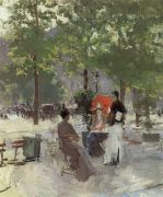 Парижское кафе2. 1890-е - Коровин