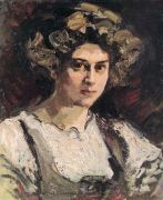 Портрет Надежды Ивановны Комаровской. 1910 - Коровин