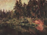 Пруд. 1910-е - Коровин