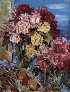 Розы на фоне моря. 1930-е - Коровин