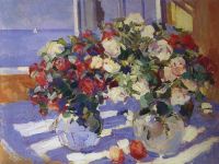 Розы. 1910-е - Коровин