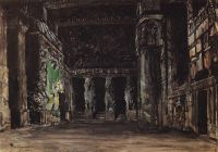 Храм Танит. 1909 - Коровин