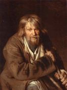 1872 Portrait of an Old Peasant (study) - Крамской