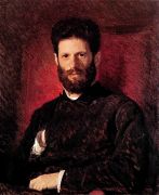 Портрет скульптора Марка Матвеевича Антокольского. 1876 - Крамской