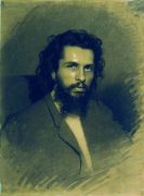 Портрет художника Николая Андреевича Кошелева. 1866 - Крамской
