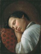 Спящий мальчик (портрет Тыранова). 1824  - Крылов