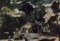 Пейзаж с грозой. 1908 - Крымов