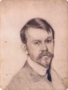 Автопортрет. 1902 - Кустодиев