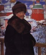 Автопортрет. 1912 - Кустодиев