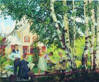 В Тереме (Мой дом). 1914-1918 - Кустодиев