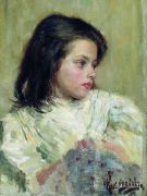Голова девочки. 1897 - Кустодиев