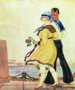 Матрос и милая. 1921 - Кустодиев