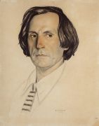 Портрет артиста И.В.Ершова. 1922 - Кустодиев