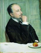 Портрет Е.Е.Лансере. 1913 - Кустодиев